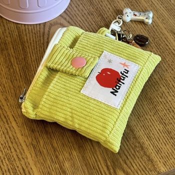 Ins-Style Apple Green Key Coin Purse Mini Card Holder Storage Bag Money and Card All-In-One Bag Handheld Id Card Holder