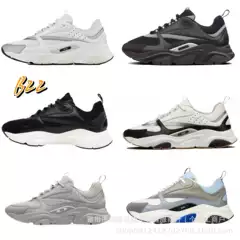 European Cross-Border D Brand B22 Men's Casual Sports Thick-Soled Retro Breathable Women's Height-Increasing Dad Shoes Large Size Comfortable