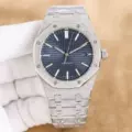 White steel blue surface
