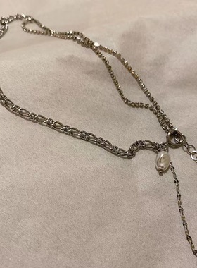 设计感钛钢项链女ins嘻哈ins冷淡风锁骨链2022年新款简约气质配饰