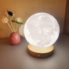 Moon Lamp Touch Rotating Sleep Moon Night Light Bedroom Desk Rechargeable Table Lamp Bedside Lamp Atmosphere Light
