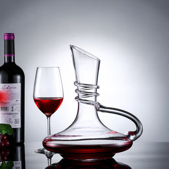 Red Wine Decanter with Beveled Mouth Crystal Glass Nordic Style Light Luxury Household Modern Simple Wine Decanter