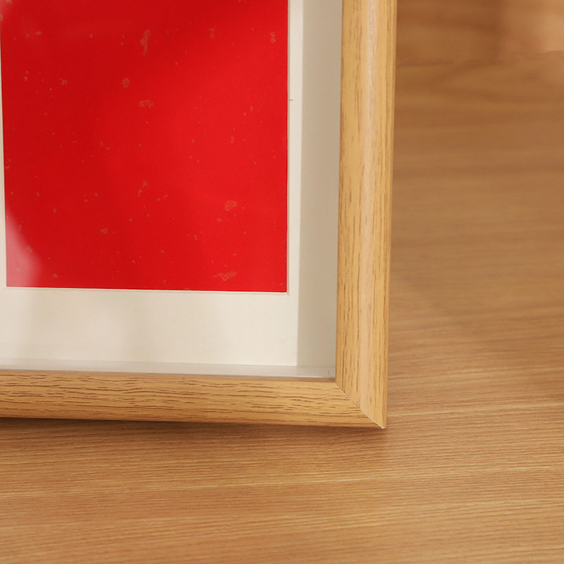 Hollow Photo Frame Calligraphy Blank Small Photo Frame New Chinese Long Strip Mounted Frame Oil Painting Platform Wall Frame Wholesale