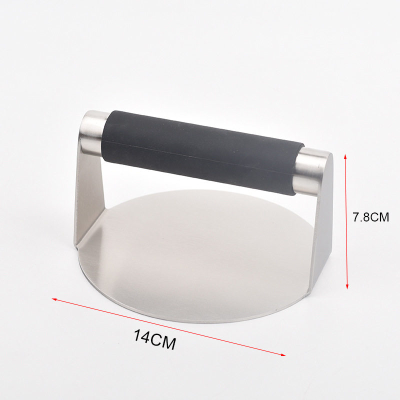 304 stainless steel hamburger meat plate baking cake press hamburger meat cake press mold fried hand cake steak tool