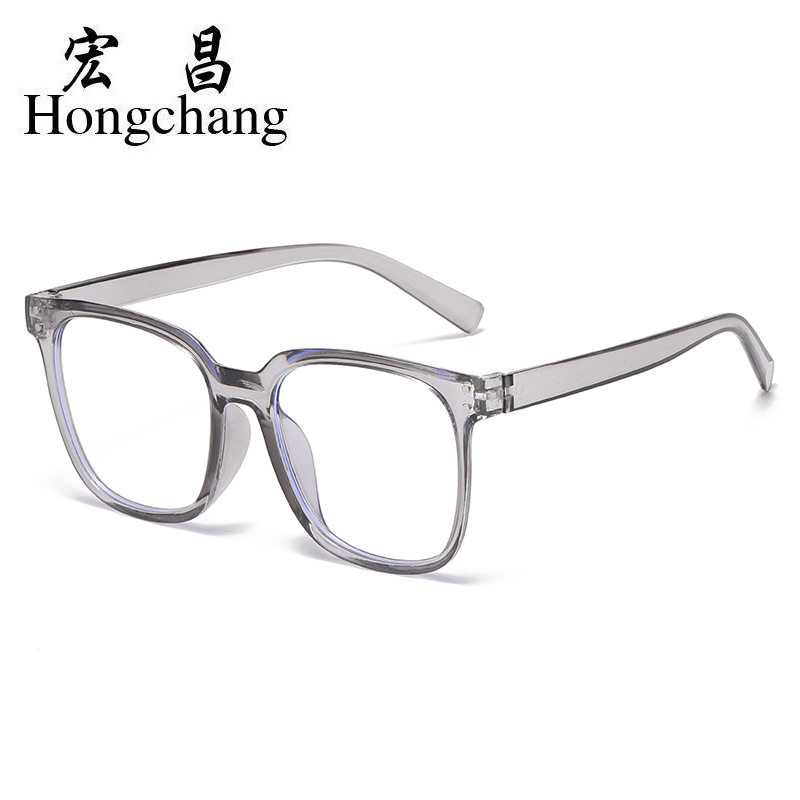 New TEMU Anti-blue Light Retro Flat Mirror Ultra Light Glasses Frame Mi Nail Xi Yin Men's and Women's Anti-radiation