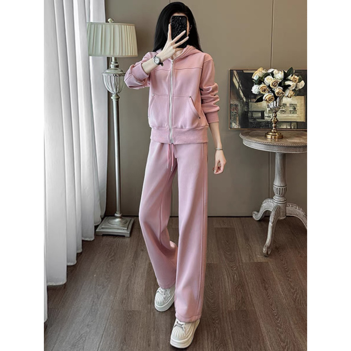 (Mới) Mã B9609 Giá 1490K: Áo Khoác Nữ Doreic Cả Bộ 2 Món Hàng Mùa Xuân Thu Đông Trông Trẻ Hơn Tuổi Thời Trang Nữ Chất Liệu G04 Sản Phẩm Mới, (Miễn Phí Vận Chuyển Toàn Quốc).