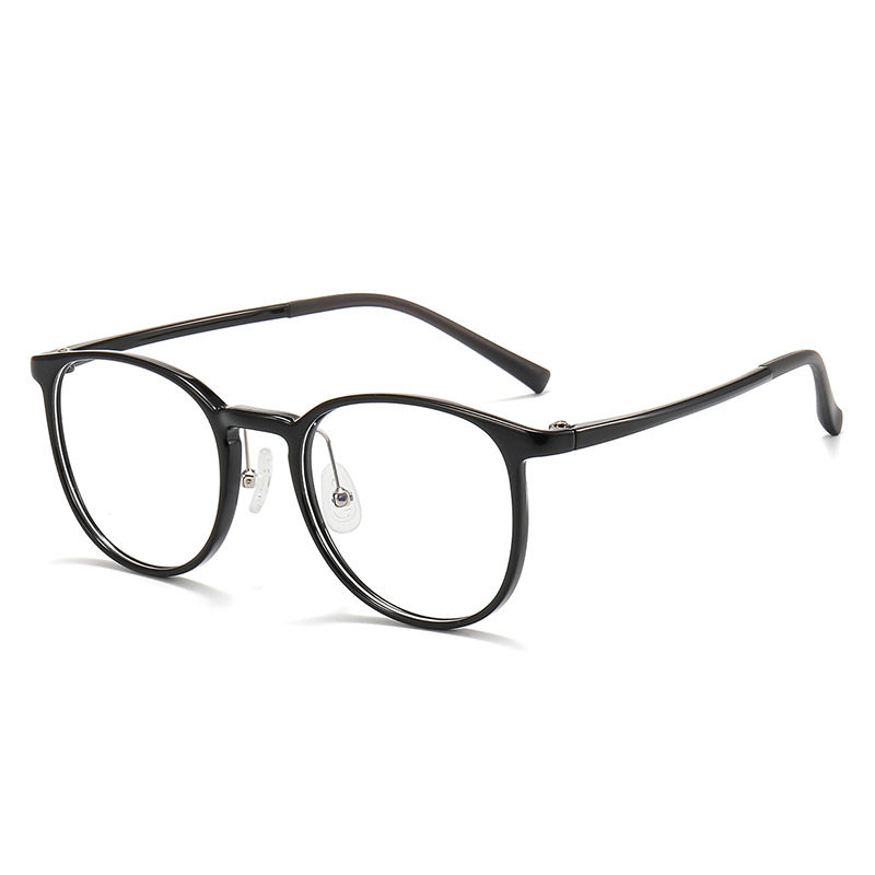 New Cyber Celebrity Anti-blue Light high quality Plain Glasses Frame Casual Decorative Flat Glasses for Myopia Glasses 1992
