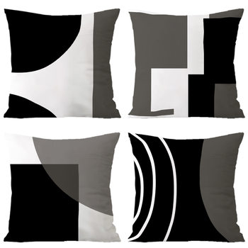 Amazon Cross-Border Geometric Pattern Pillow Wholesale Pillow Cover Temu Living Room Bedroom Home Sofa Pillow Cover