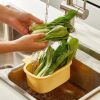 Square Drain Basket Kitchen Sink One-Click Opening and Closing Faucet Small Drain Basket Sink Storage Basket Storage Rack