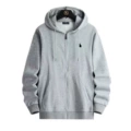 Zipper gray black label