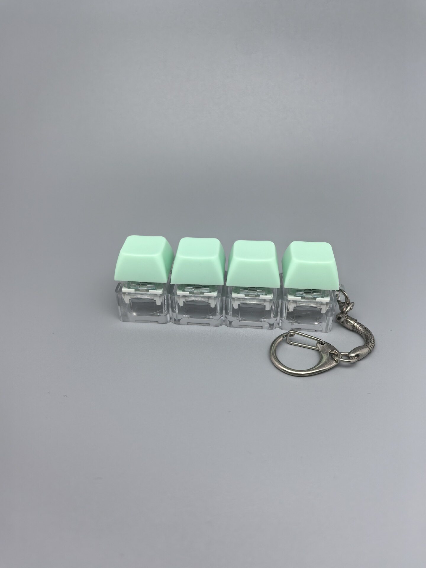 四键马卡龙按键解压玩具钥匙扣键盘办公摸鱼按键解压玩具跨境