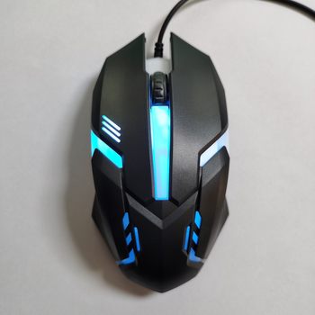 Factory Ready-Made Mouse Wired Luminous Chicken E-Sports Office Computer Mouse Foreign Trade Gift Manufacturer Wholesale Mouse