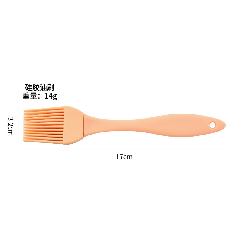 Household Food Grade Silicone Oil Brush Split Barbecue Brush Household Baking Tools High Temperature Resistant Pancake Brush Oil Brush