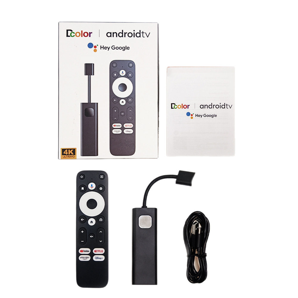 Foreign Trade Cross-Border Player Source Factory 905Y4 Android Box Dcolor Gd1 Google Certified Set-Top Box