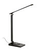 Study Eye-Protection Desk Lamp with Wireless Charging, Foldable Bedside Lamp for Student Dormitory, Anti-Blue Light, Rechargeable USB Battery Desk Lamp