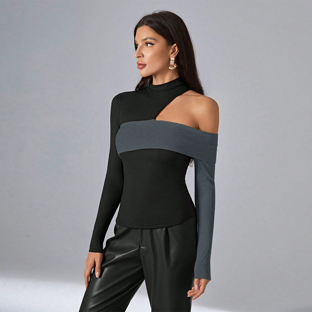 Womens Irregular Design T Shirt Trendy Style Fall Winter Collection Unique Look Wholesale Available