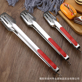 Stainless Steel Multi-purpose Food Clips, Bread Clips, Barbecue Clips, Outdoor Barbecue Tools, Anti-scald Food Clips