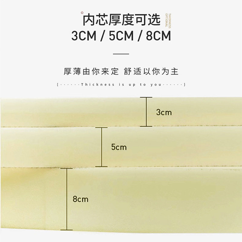[Chunshan Elegant Residence] New Chinese Redwood Sofa Cushion High Density Sponge Bay Window Cushion Window Sill Cushion Light Luxury Premium Sense