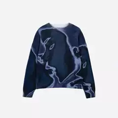 Spring European and American Cartoon Retro Harajuku Printed Sweatshirt Unisex Y2K Loose Jacket Trendy Casual Versatile