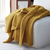 Nordic Style Solid Color Chunky Yarn Knitted Blanket Long Ins Style Bed End Towel Blanket in Stock One Piece Drop Shipping New