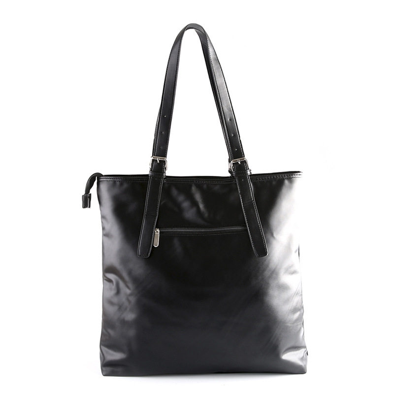 Wholesale Korean Style Fashionable Pu Leather Shoulder Bag Men's Handbag Casual Bag Large Capacity Bag Men's Hand-Carry Street Trend