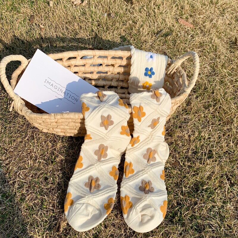 学生少女中筒袜春夏日系ins潮韩版泫雅风秋冬百搭休闲网红款学院