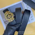 Plain weave + crow heart gold buckle