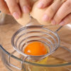 Free Shipping/T Egg White Separator B1P901-Long Handle Stainless Steel Egg White Separator Manual Egg Yolk Separator
