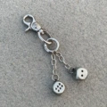 CH buckle ring 18mm double gun color dice