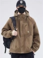 Khaki [oly fleece] fleece-lined