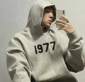 Dark oatmeal gray terry thin style