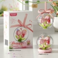 K522 tulip crystal ball (two displays)