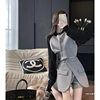 Mom's Casual Sports Suit Women's Autumn New Ladylike Style Fashionable Waist Shorts Two-Piece Set