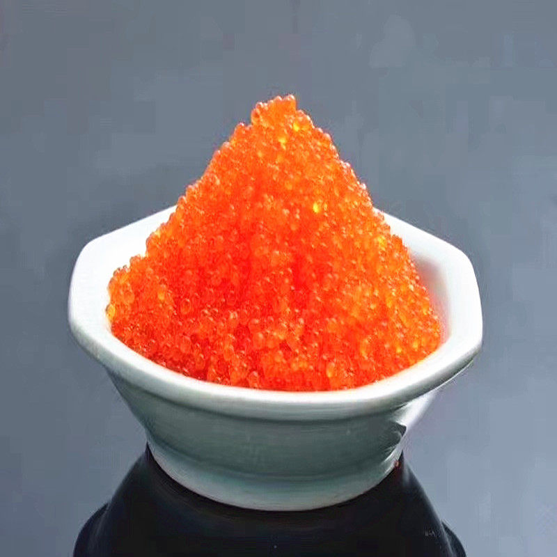 Captain Jiang's Small Fish Roe, Red Crab Roe, Seasoned Spring Fish Roe, Caviar, Thawed Ready-To-Eat Sushi Cooking Commercial