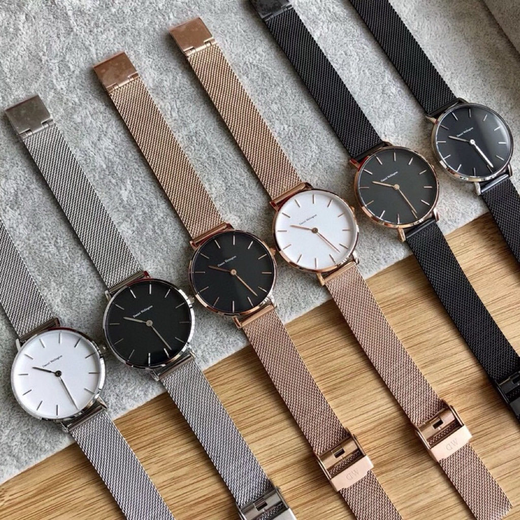 Dw Watch Japanese Movement Couple Stainless Steel Quartz Fashion Simple Men and Women Manufacturer Spot Wholesale Watch