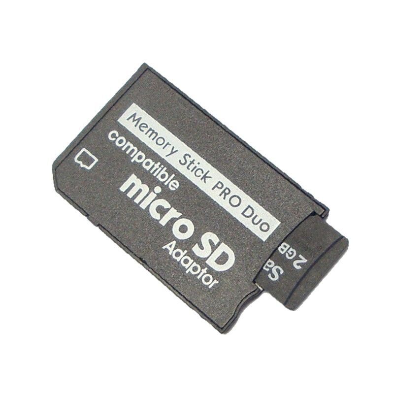 Factory Psp Memory Stick Card Holder Tf to Ms Single Card Holder Adapter Vest Card Reader Single and Double Card Tray Adapter