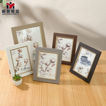 Photo Frame 6 Inch 7 Inch 8inch 10inch A4 Wall-Mounted Picture Frame Photo Frame Photo Holder Wholesale Solid Wood Ins Style