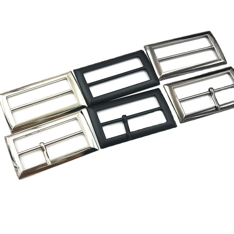 In stock zinc alloy three-gear buckle solid metal Japanese buckle coat vest buckle connecting buckle drill buckle