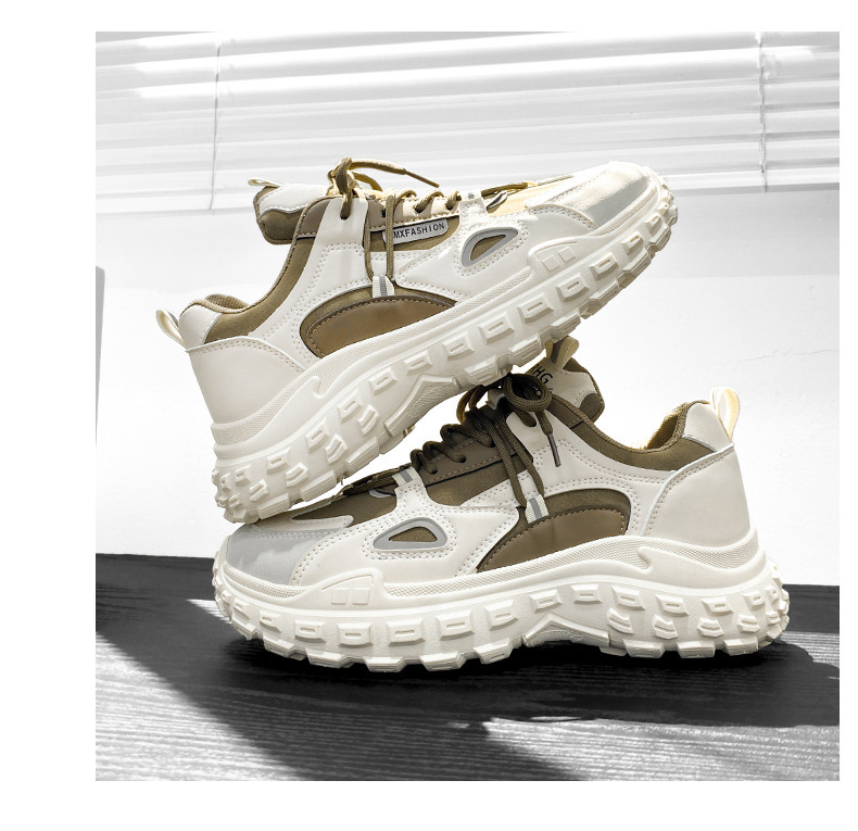 Popular online popular men's shoes New Spring versatile casual height increasing white sports Hong Kong style Daddy ins fashion shoes 11 O1CN01G8527h1fAw5U8GmY1 !!2216819813967 0 cib