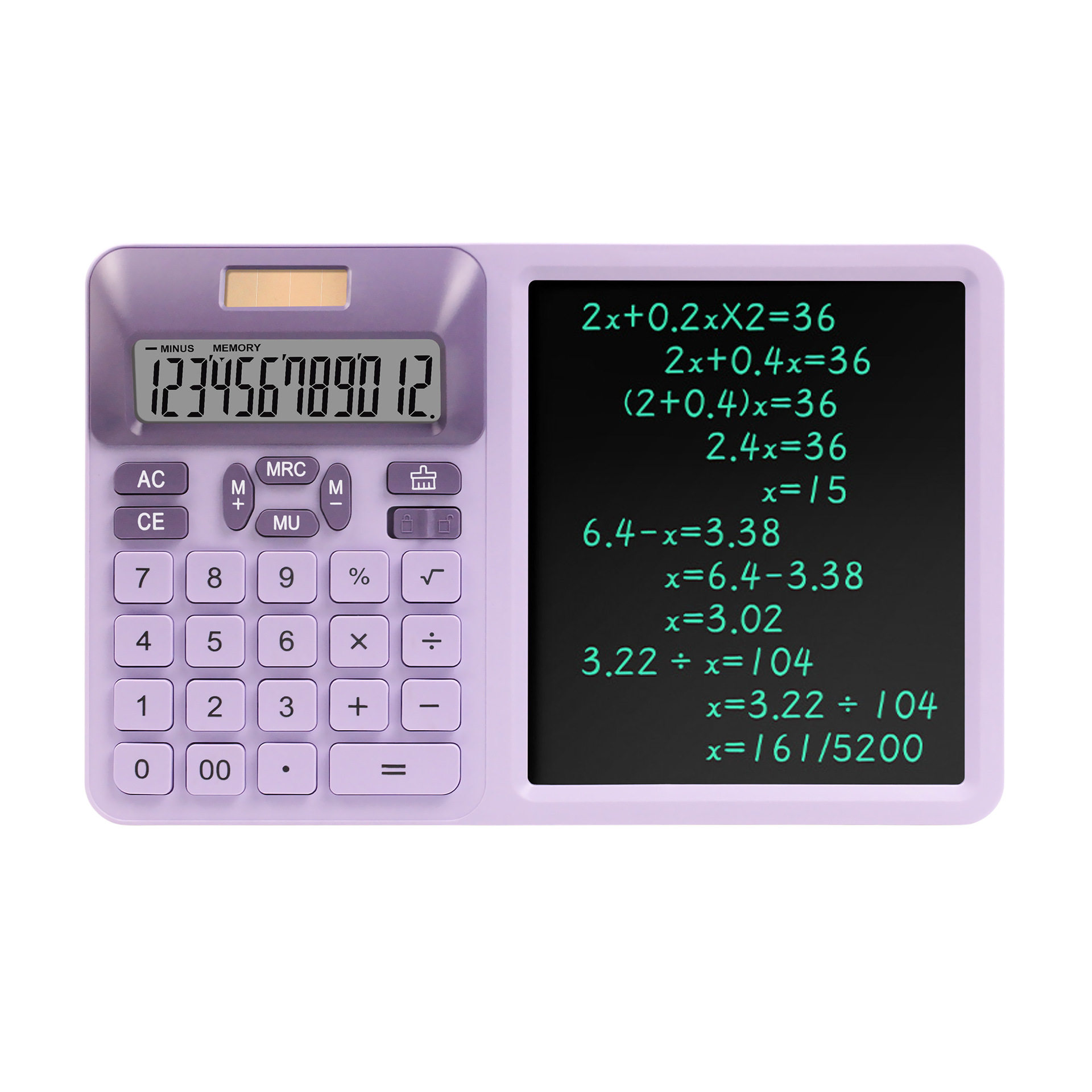 语音款手写板计算器多功能办公桌面计算器高颜值可爱学生计算机