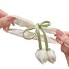 Trendy Children's Tulip Scrunchie 2025 New Sweet and Cute Hair Tie Bun Hair Accessory for Girls