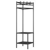 Corner Coat Rack Floor Bedroom Household Bedside Clothes Hanger Simple Storage Rack Wall Corner Clothes Collection Di Peng