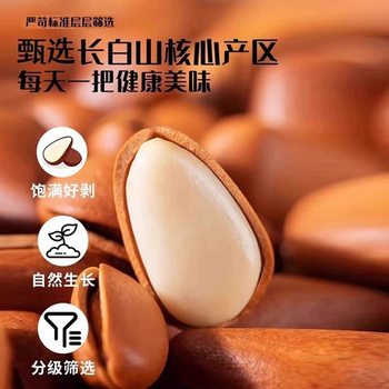 2024 New Large-Capacity Open Pine Nuts Non-Specialty Grade Extra Large Northeast Pine Nut Kernels Nut Snacks Wholesale Roasted Seeds