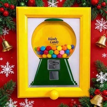 Cross-Border New Candy Dispenser Photo Frame Halloween Christmas Gift Rectangular Photo Frame