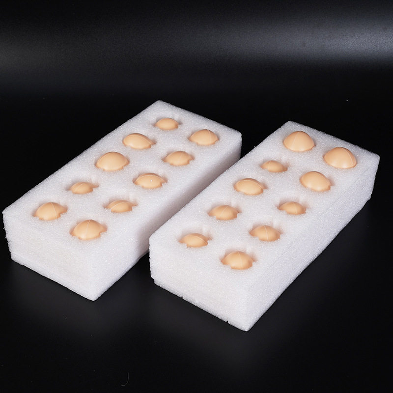 Manufacturer's Ready Stock 20 Pieces of Pearl Cotton Egg Trays Shock-Proof and Drop-Proof Logistics Express Foam Packaging Box Pearl Cotton Egg Trays