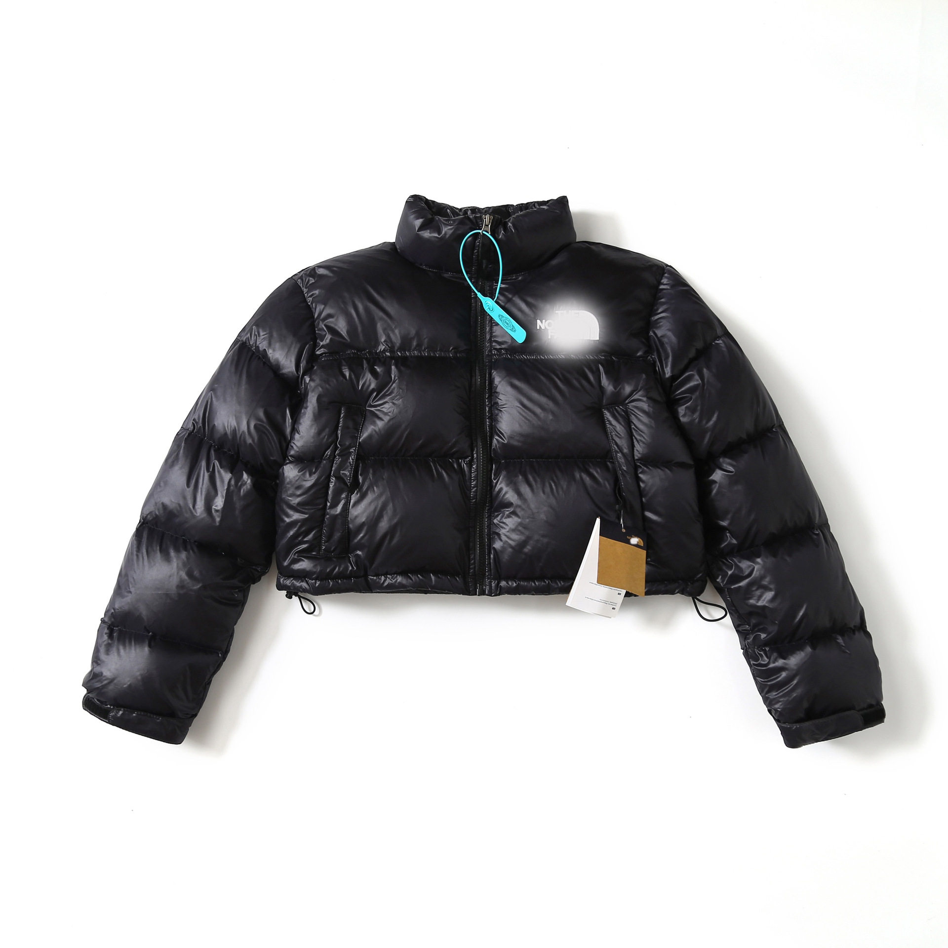 Jenna and Kendall Jenner Style Women's Short down Jacket Winter North Face Fashion Warm High-Puff Stand Collar Puffer Jacket