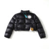 Jenna and Kendall Jenner Style Women's Short down Jacket Winter North Face Fashion Warm High-Puff Stand Collar Puffer Jacket