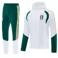 25 italian white hooded windbreaker set