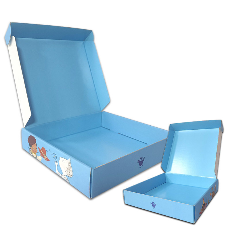 Cross-Border Extra-Thick and Extra-Hard Colorful Airplane Boxes, Express Delivery Packaging Boxes, Custom Packaging Boxes for Clothing and Toys
