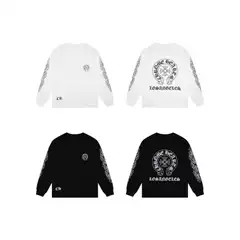 Cross-Border Trendy Brand Kuo High-Quality Long-Sleeve T-Shirt Round Neck Unisex Loose Versatile In-Stock Wholesale